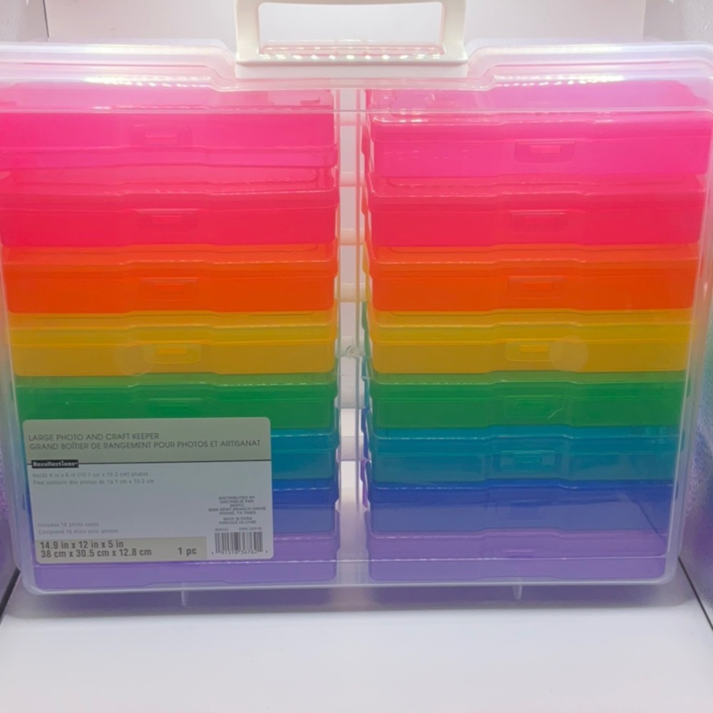 Rainbow Photo & Craft Keeper by Simply Tidy Brand New